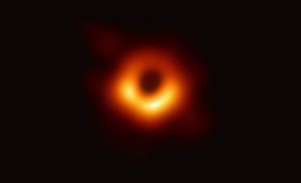 The first-ever direct image of a black hole